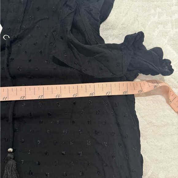 Paige Amala Lace Up Sleeveless Viscos Blouse in Black NWT - Picture 6 of 8